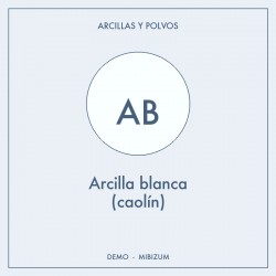 Arcilla blanca (caolín)